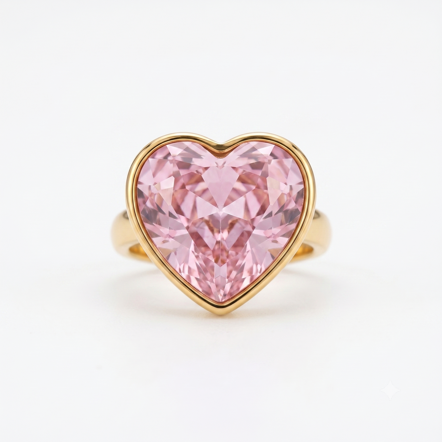 Amour 18K Gold Plated Heart Ring